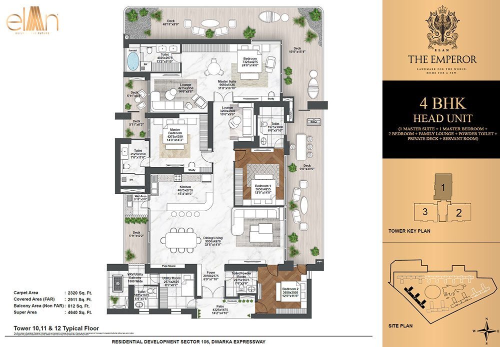 Krisumi Waterside Residences Floor Plan Standard Layout
