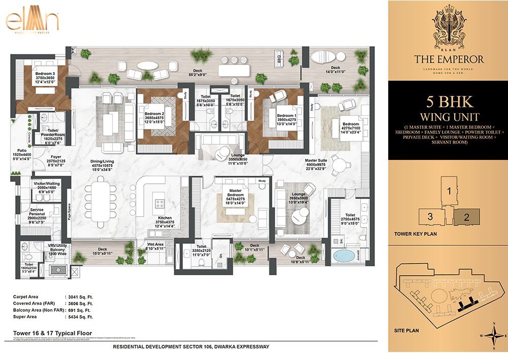 Krisumi Waterside Residences Floor Plan Penthouse / Sky Villa