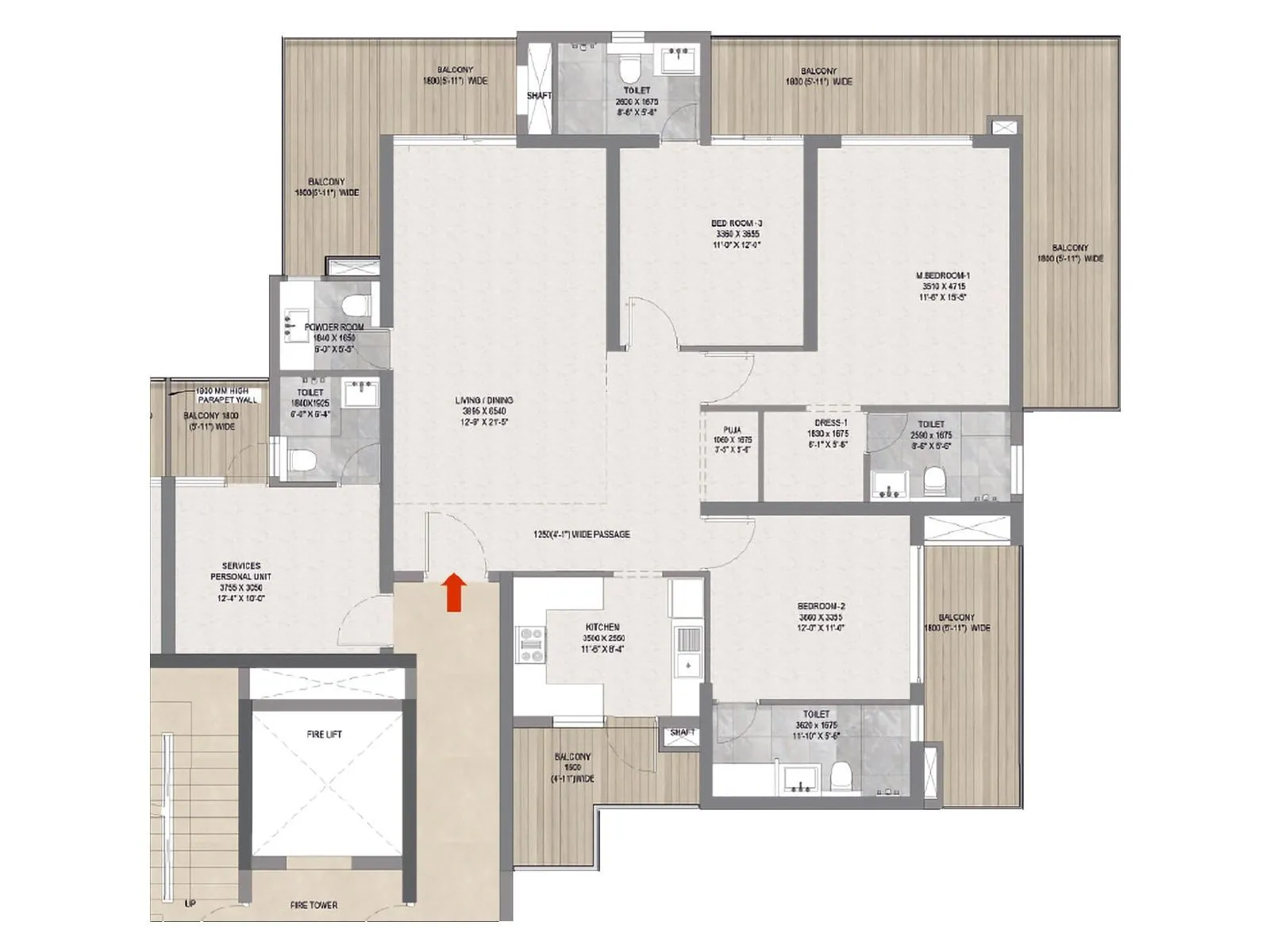 SS Camasa Floor Plan Standard Layout